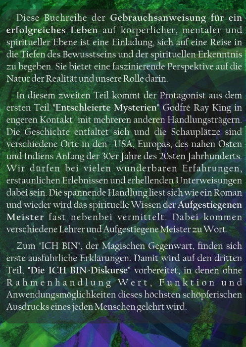 Die Magische Gegenwart - BackCover